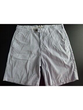 Peter Millar Blue/White Pinstripe 9in Inseam Size 34